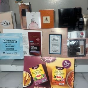 FREE! With every purchase, a sample of your favorite brands such as Chanel, etc